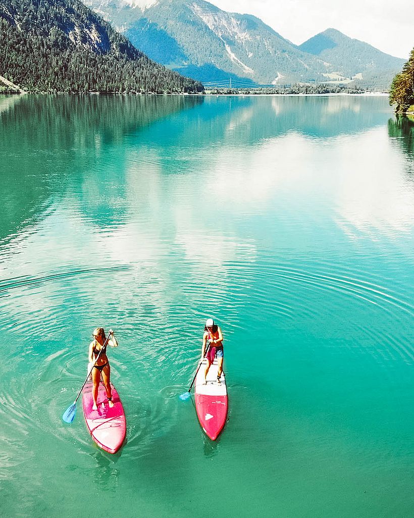 Mountain lakes in the Tiroler Zugspitz Area